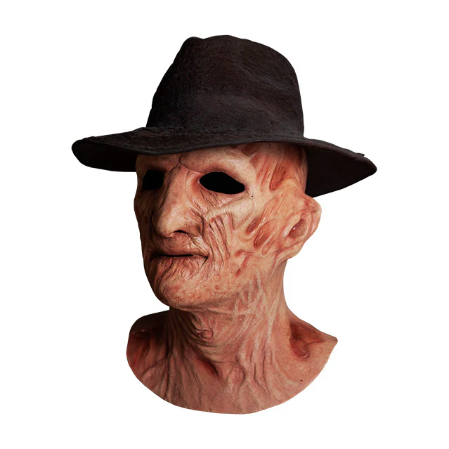 A Nightmare on Elm Street 2: Freddy's Revenge - Deluxe Freddy Krueger Mask with Fedora Hat - Image 3