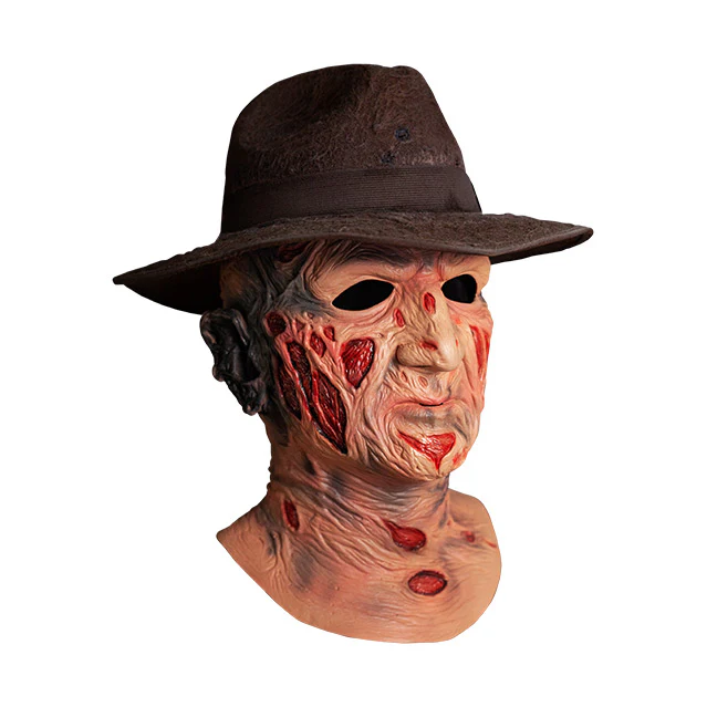 A Nightmare on Elm Street - Deluxe Freddy Krueger Mask with Fedora Hat - Image 3