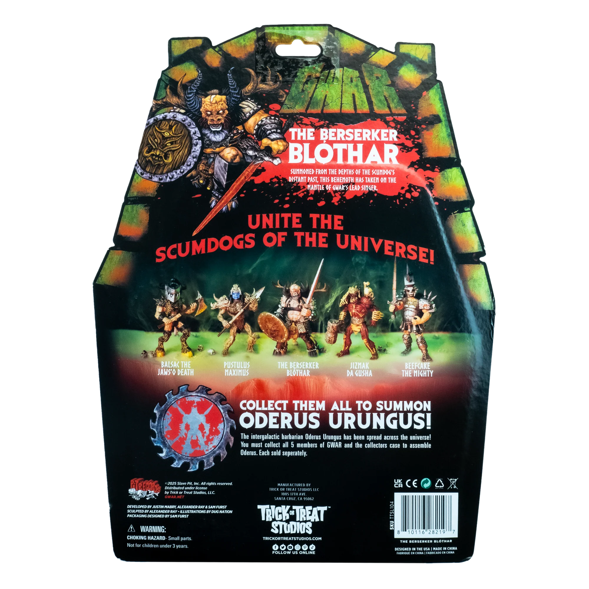 GWAR - Blöthar the Berserker - 5" Action Figure - Image 8