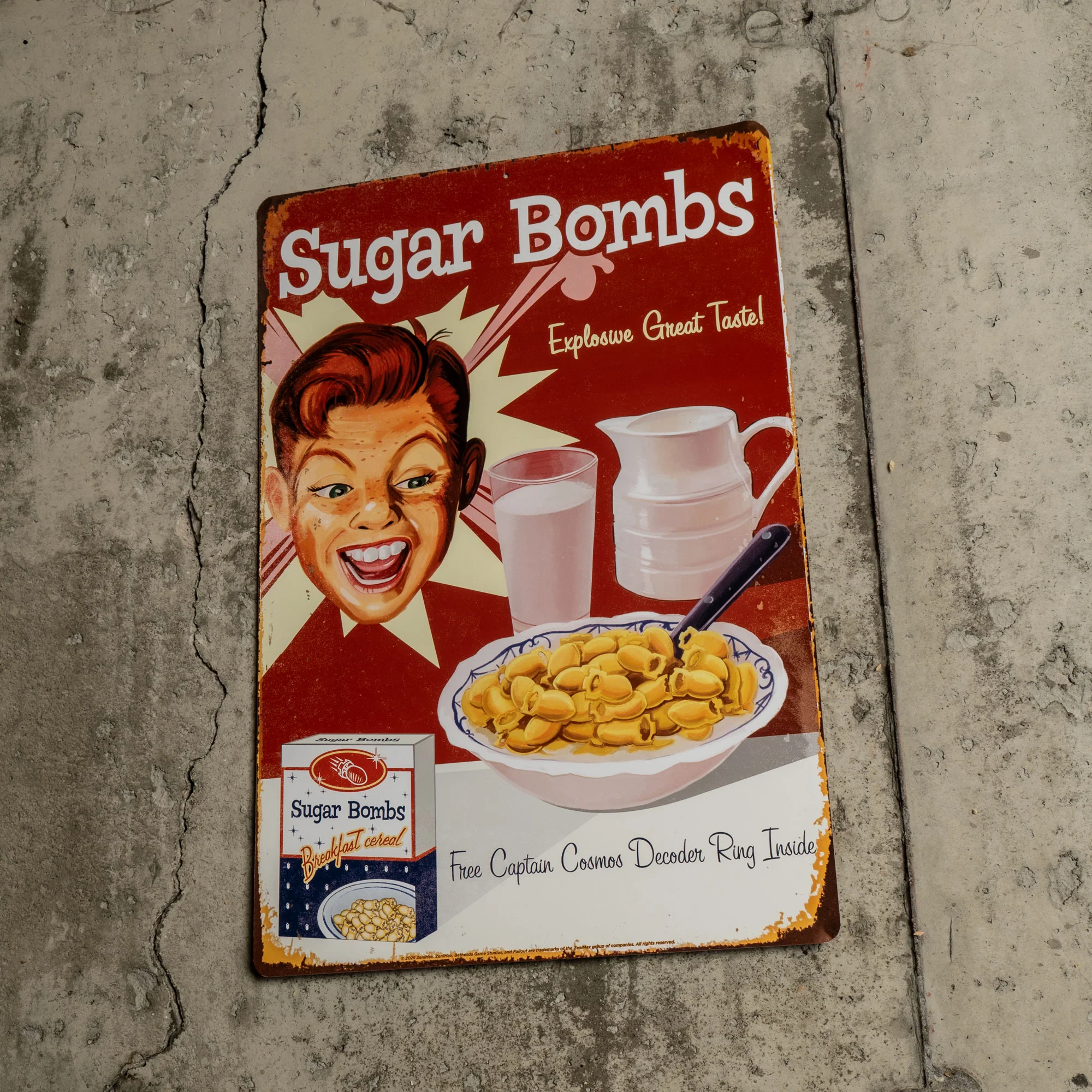 Fallout - Sugar Bombs Metal Sign