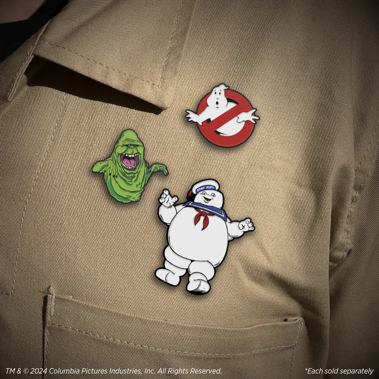 Ghostbusters - No Ghosts Glow in the Dark Enamel Pin - Image 3