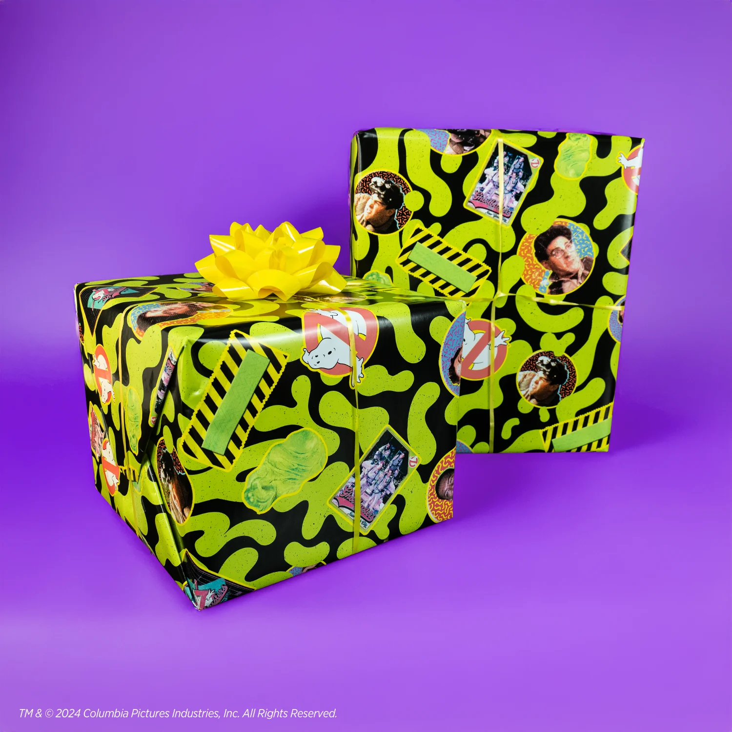 Ghostbusters - Retro Cheese Wrapping Paper