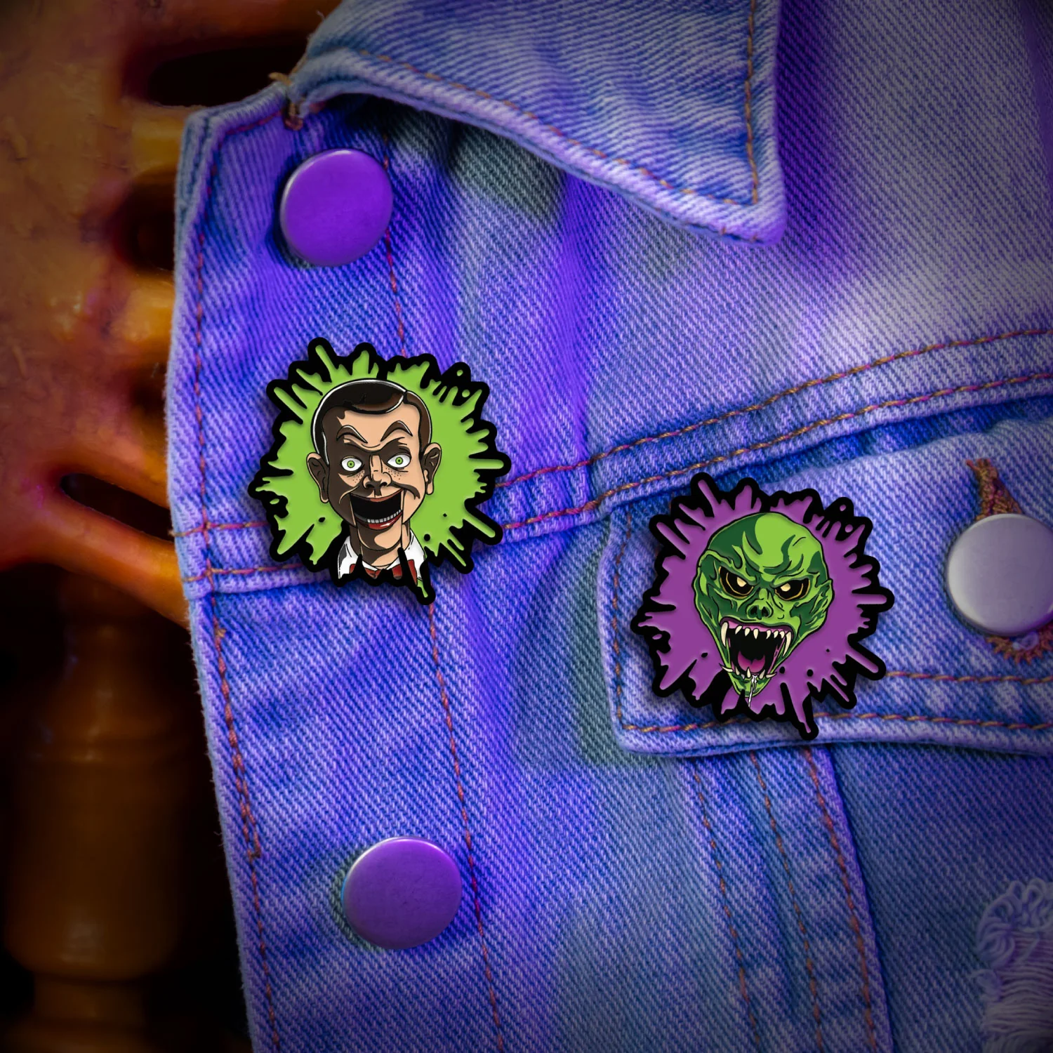 Goosebumps - Haunted Enamel Pin - Image 2