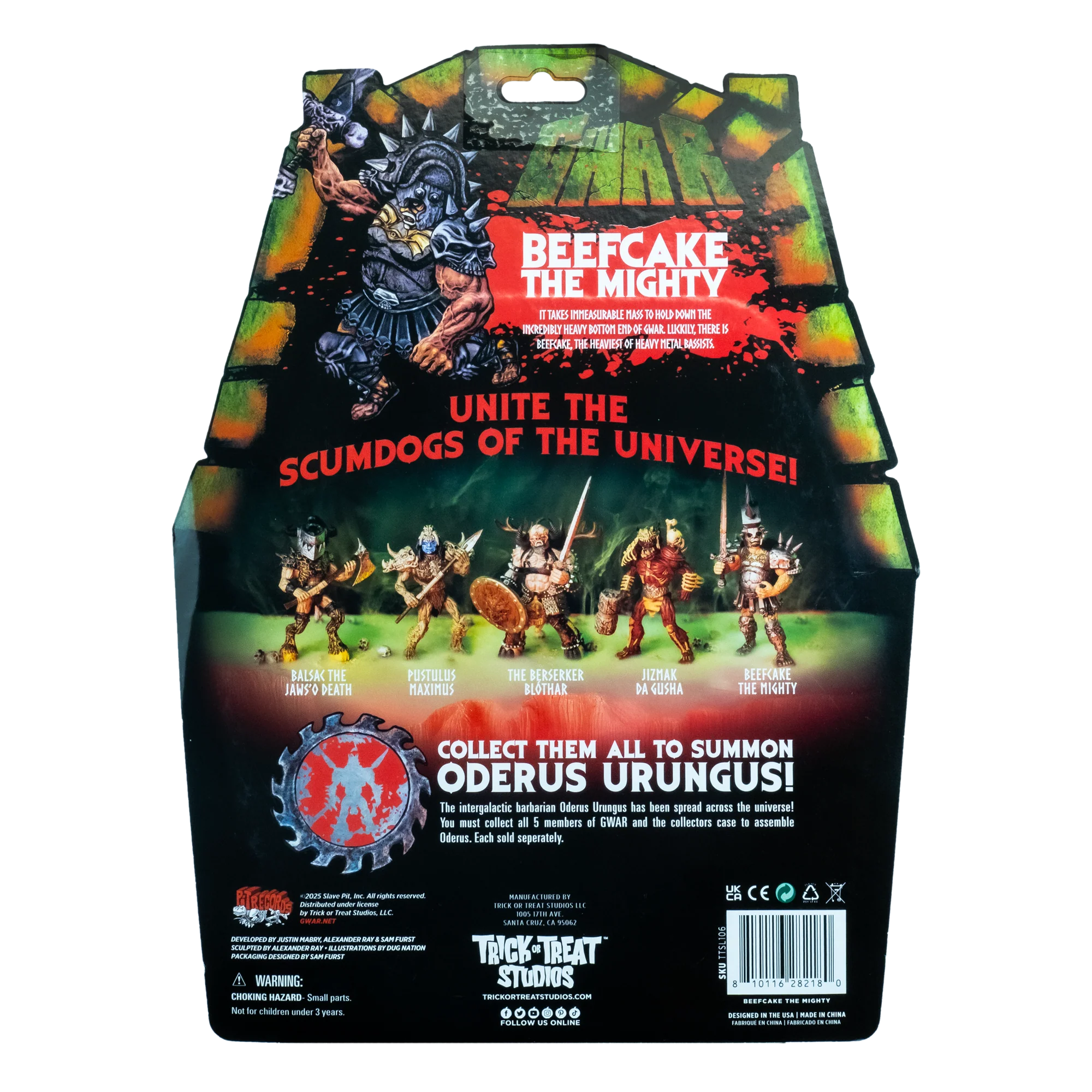 GWAR - Beefcake the Mighty - 5" Action Figure - Image 8