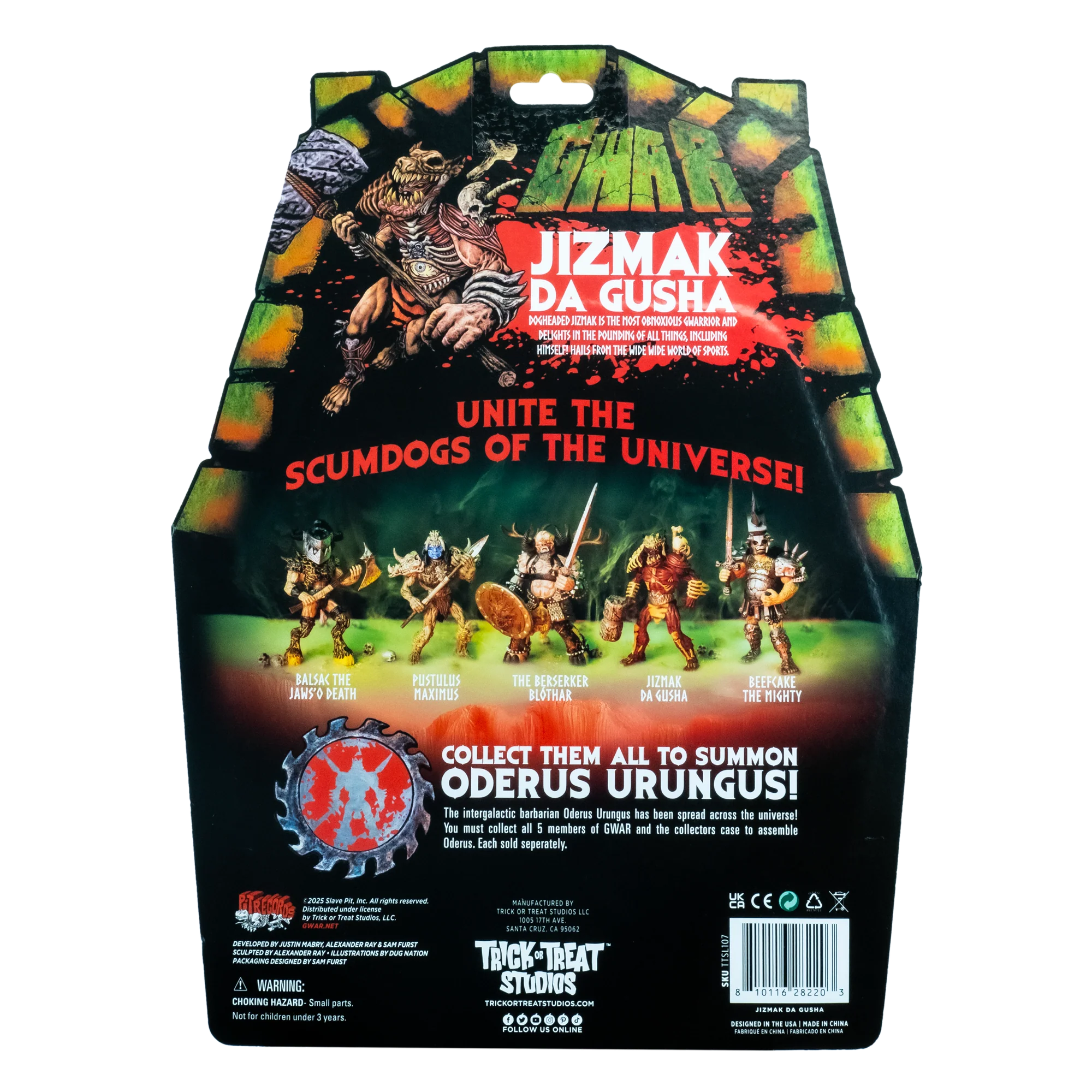 GWAR - Jizmak Da Gusha - 5" Action Figure - Image 9
