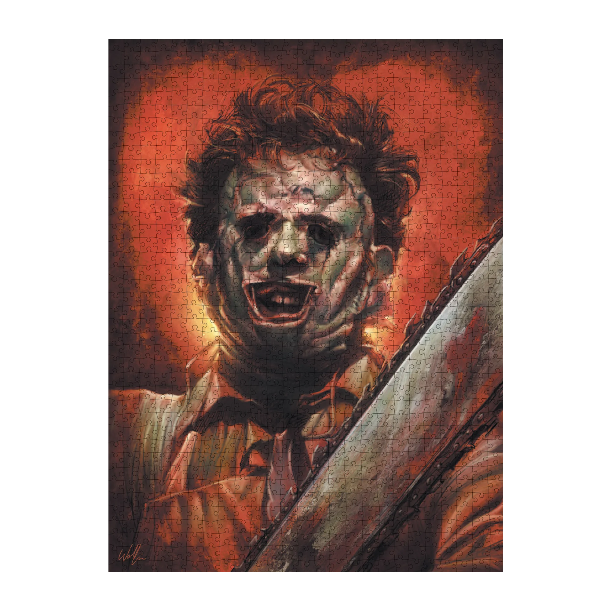 The Texas Chainsaw Massacre (1974) - Leatherface Jigsaw Puzzle - Image 3