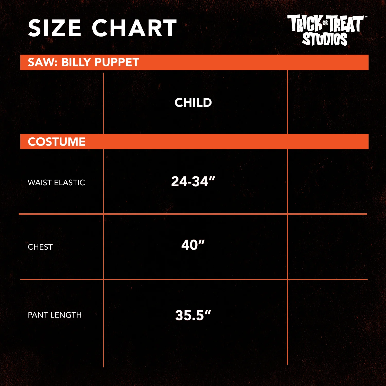 SAW - Billy Puppet Children's Costume - Image 2
