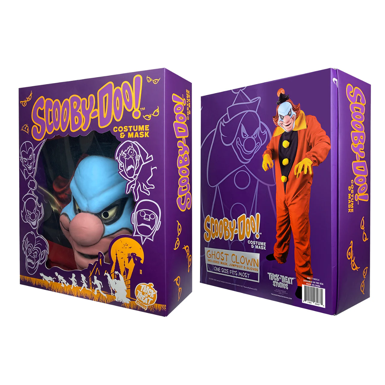 Scooby Doo - The Ghost Clown Costume - Image 2