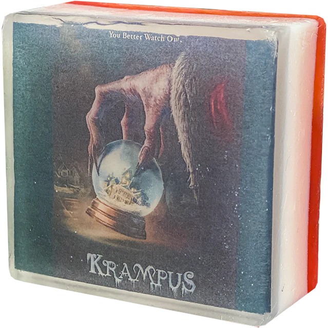 Krampus - Snow Globe Poster Soap 4.5 oz - Image 2