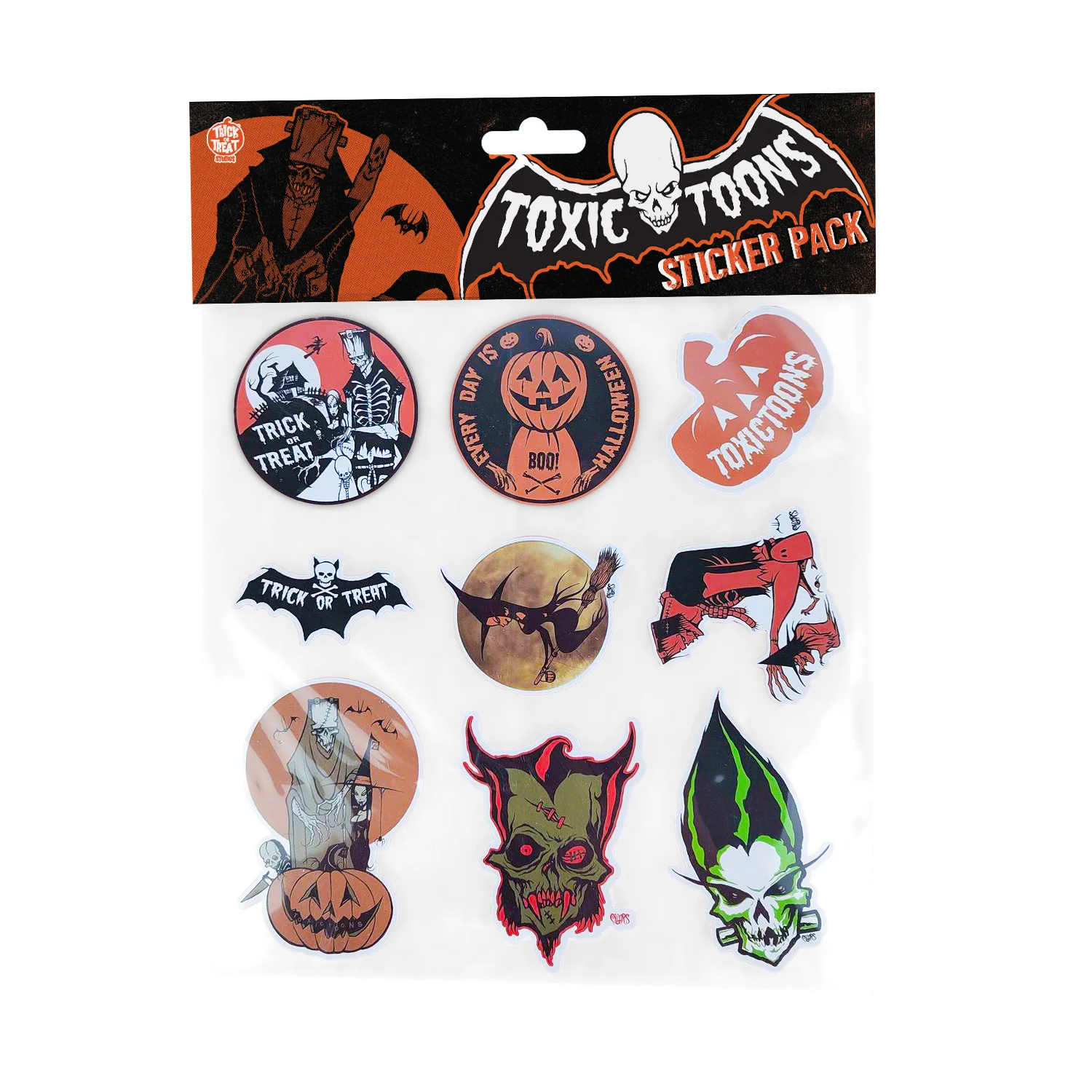 Toxictoons Sticker Pack (9 ct)