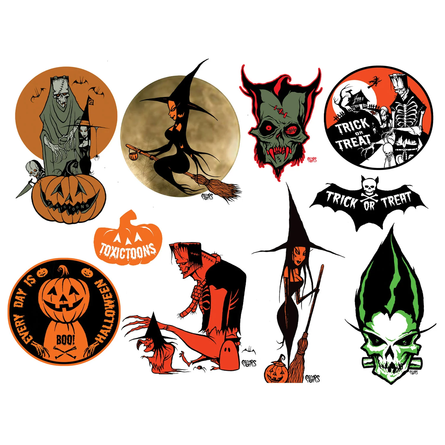 Toxictoons Sticker Pack (9 ct) - Image 2