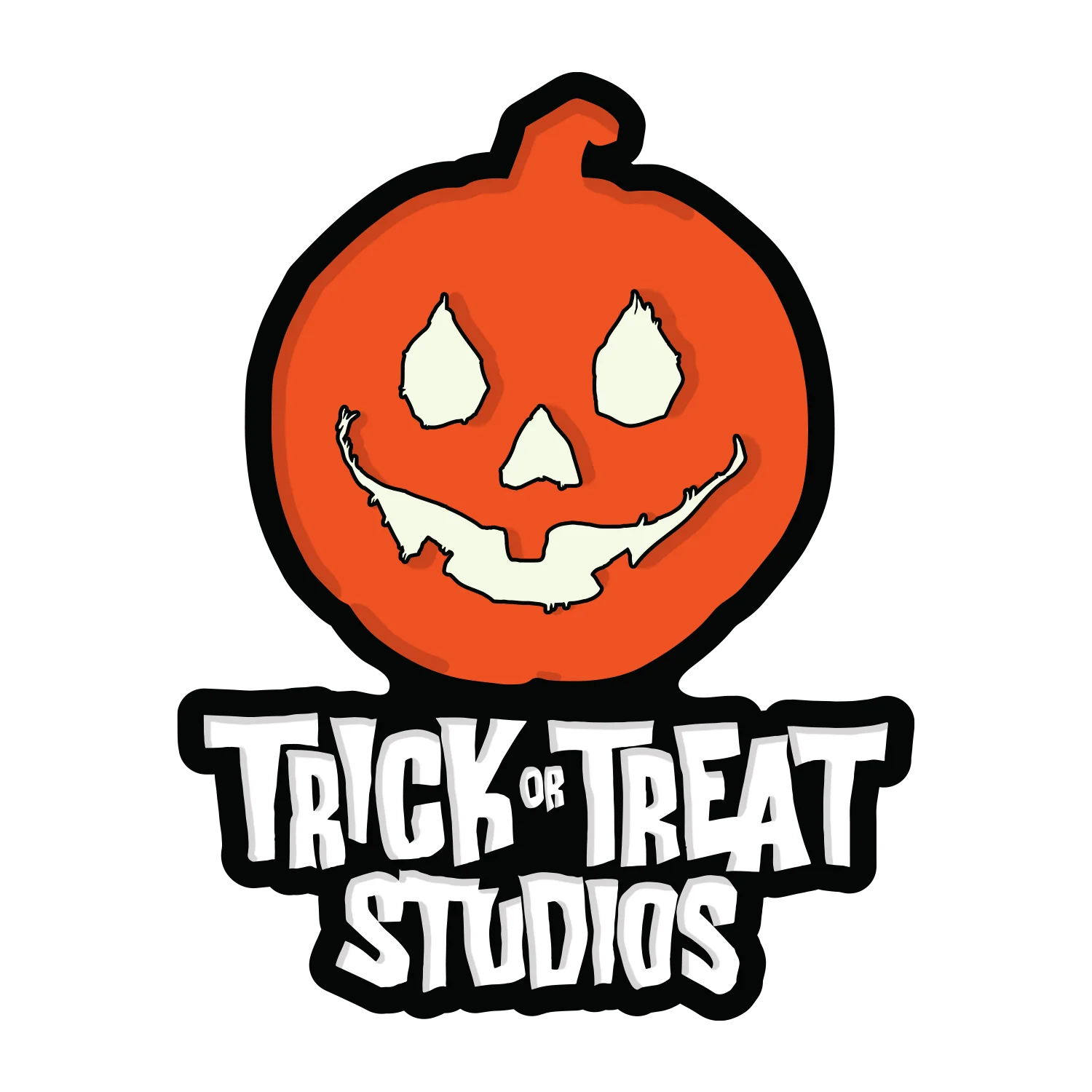 Trick or Treat Studios Logo Glow-In-The-Dark Enamel Pin