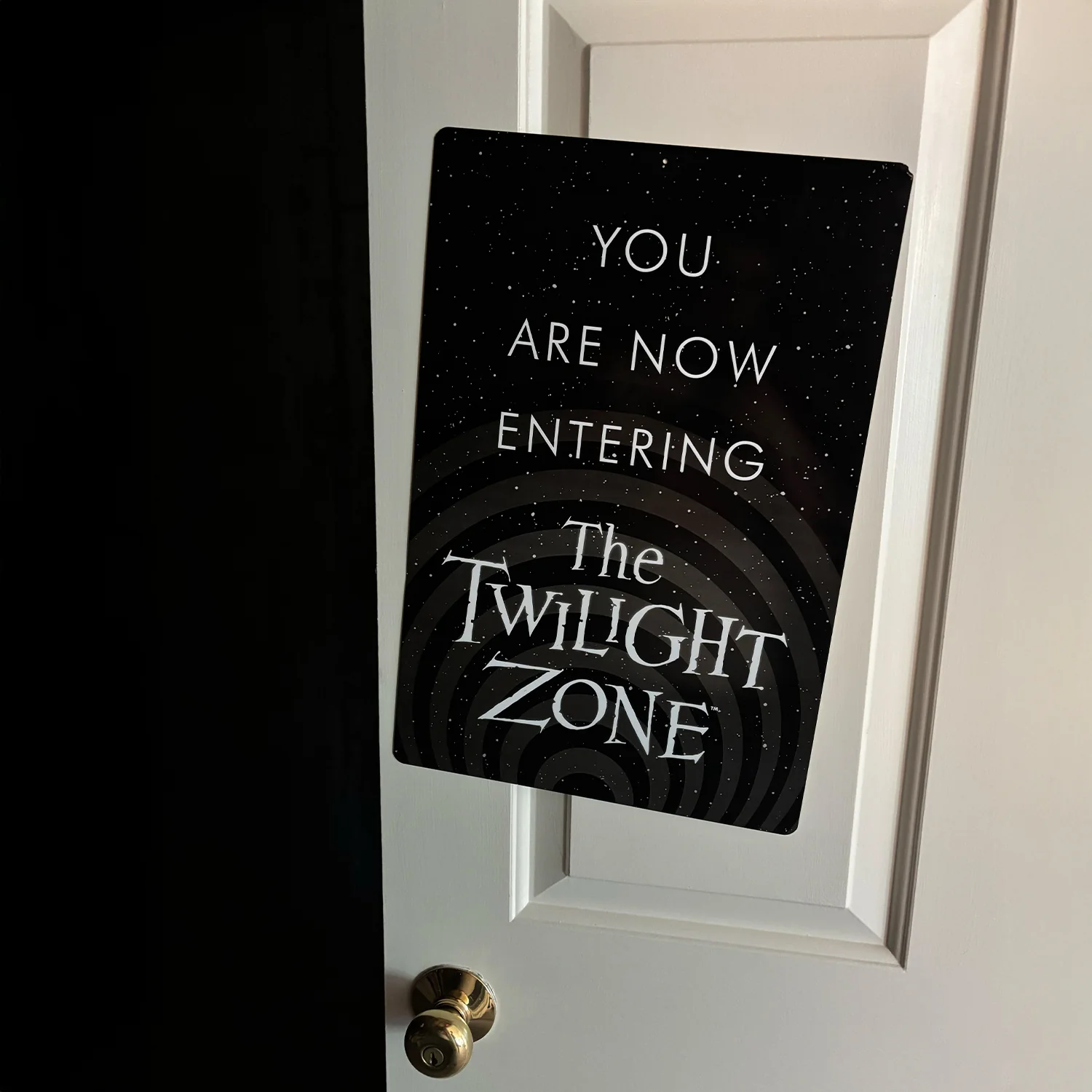 The Twilight Zone - You Are Now Entering Metal Sign